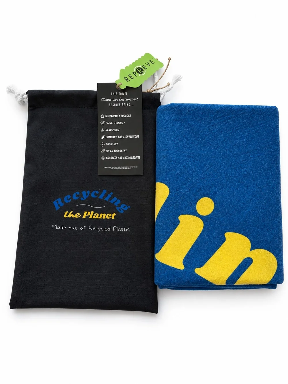 Eco-Friendly  Beach Towel Double-Sided Design |Soft Quick-Dry| Sand Proof 3 PACK